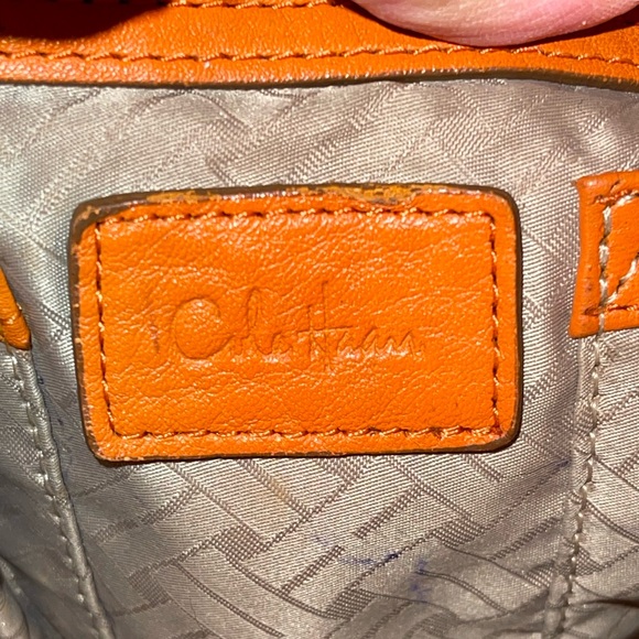 Cole Haan Village Tote. Soft, Orange Leather Bag Perfect For Summer. Beautiful! - Picture 11 of 11